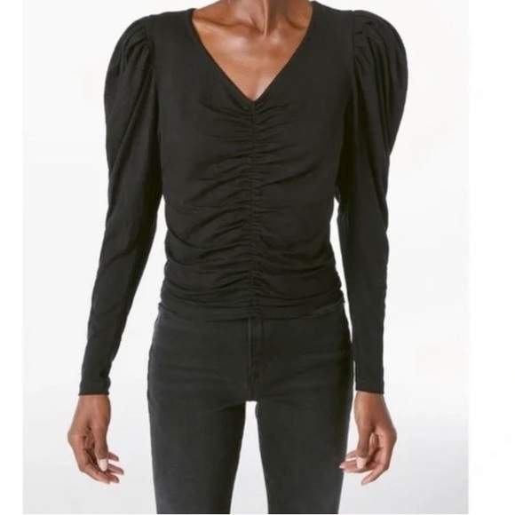 New Joie bodycon ruched top - Picture 2 of 6